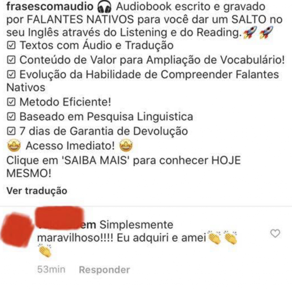 TEXTO EM INGLÊS COM ÁUDIO E TRADUÇÃO 12